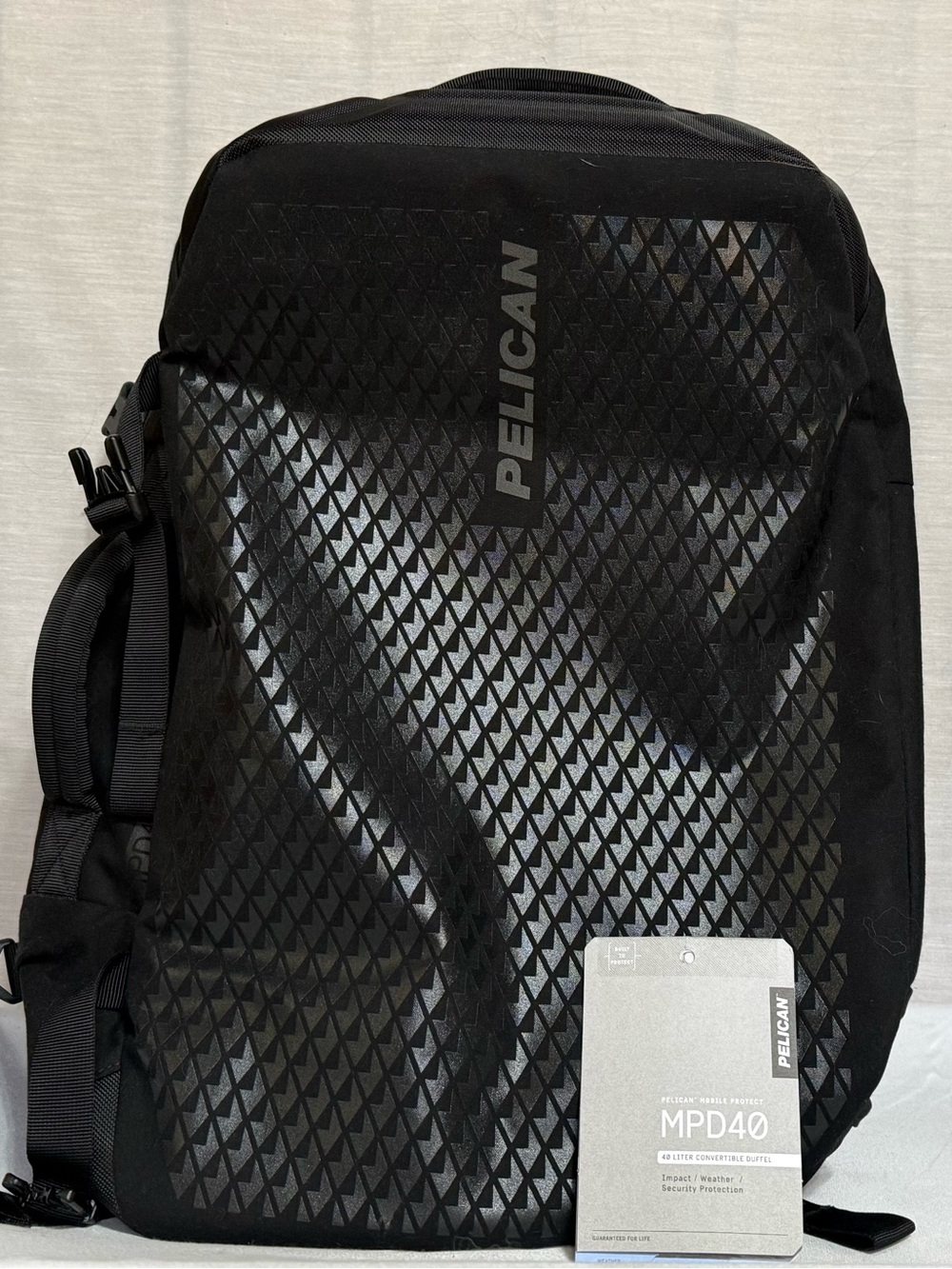 NWT Pelican MPD40 40L Convertible Duffel Backpack Unisex Travel